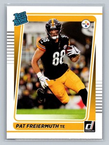2021 Donruss Rated Rookie Pat Freiermuth. RC Pittsburgh Steelers #281