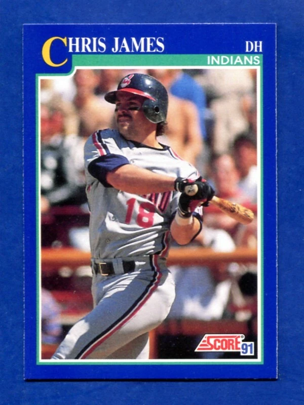 1991 SCORE #491 CHRIS JAMES - Image 1 of 1