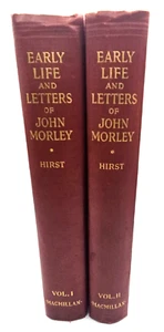 Early Life And Letters Of John Morley By F.W. Hirst In 2 Volumes! Hardcover 1927 - Bild 1 von 14