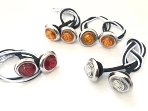 Kit 8x Luci per Toylander Land Rover Serie 1 2 LED Totrod, Chiaro + Rosso + Ambra - Foto 1 di 5