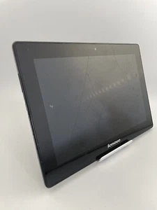Lenovo IdeaTab S6000F Black WiFi 10.1" 5MP Android Tablet Cracked Faulty #A - Picture 1 of 23