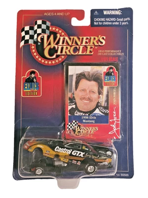 Coche divertido Winners Circle NHRA John Force 98 Elvis Ford Mustang Black Drag 1:64 Foto 1 de 4