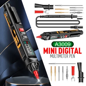 A3009 Mini Digital Multimeter Pen Multitester Smart Voice Broadcast DC AC Meter - Bild 1 von 14