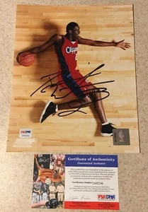 Darius Miles Signed Auto Autograph Photo 8x10 Rookie RC Los Angeles Clippers PSA - Picture 1 of 2