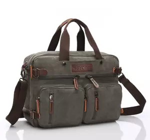 BYOP 3-in-1 Excursion Pilot Bag (Backpack, Shoulder, Handbag) Laptop Travel (L) - Picture 1 of 11