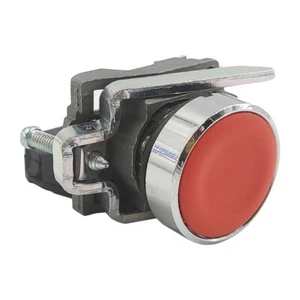 NEU XB4-BA42 Drucktaster XB4 Metall, rot 22mm Federrückstellung unbeschriftet 1NC XB4BA42 - Bild 1 von 6