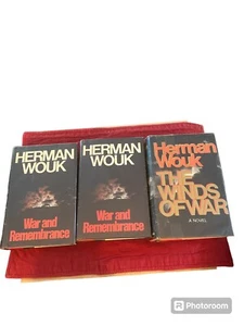 RARE LOT OF 3! The Winds of War and War & Remembrance by Herman Wouk - NVS2 - Picture 1 of 9