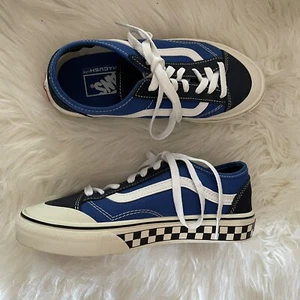NUEVO SIN CAJA VANS Old School UltraCush Azul Negro Suela de Tablero de Ajedrez Talla M 5.5/W 7 - Imagen 1 de 12