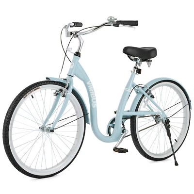 Secondhand Womens Beach Cruiser Bike 24"/26'' Adjustable Saddle & Handlebar - Image 1 of 4