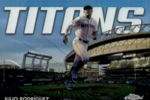 2023 Topps Chrome Update #CT-17 Julio Rodríguez Titans Seattle Mariners - Picture 1 of 2