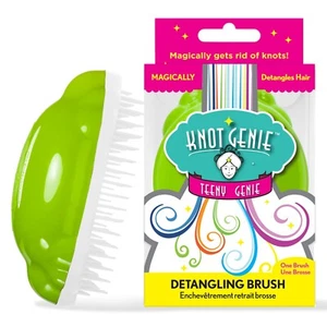 Knot Genie Teeny Detangling Brush For Wet Or Dry Hair-Lovely Locks Lime - Picture 1 of 7