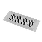 Air Vent Cover Rectangles Metal Louvered Grills Cover For Wardrobes Cabinet