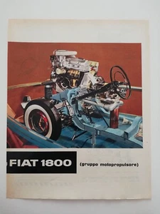 Clipping Pubblicità Advertising 1959 FIAT 1800 Il Gruppo Motopropulsore - Picture 1 of 1