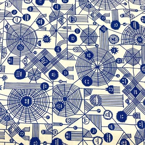 Across The Universe Web Attack Fabric by Cotton + Steel Rob Hodgson #11 - Picture 1 of 7