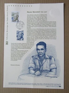 Document Philatélique 1er Jour : 15 2016 Pierre Messmer - Picture 1 of 1