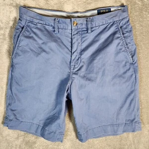 Pantalones Cortos Polo Ralph Lauren Para Hombre 32X9 Azul Elastizado Calce Clásico Chino - Imagen 1 de 18