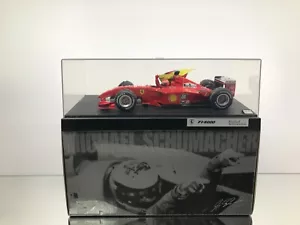 HOTWHEELS 50930 FERRARI F2000 F1 CHAMPION SCHUMACHER WITH FLAG -1:18- GOOD IB - Imagen 1 de 16
