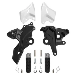 Motorcycle Driver Foot Pegs Bracket Fit For Kawasaki Ninja 650 Z650/RS 2017-2023 - Foto 1 di 5