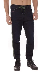 Diesel Narrot-NE 0666Y Men Sweat Jeans Pants Slim Carrot - Picture 1 of 6