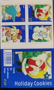 2005 37¢ Holiday Cookies Block - Picture 1 of 1