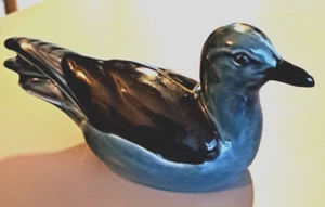 Vintage 1970's Poole Pottery Blue Dolphin Glaze Swimming Seagull Great Condition - Picture 1 of 15