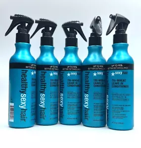 5 x balsamo Sexyhair Healthy Tri-Wheat Leave-In 250 ml spray 3 grano!! - Foto 1 di 1