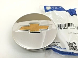 Chevrolet Cruze Malibu Equinox Trailblazer Wheel Center Cap chrome new OEM - Picture 1 of 5