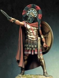 1/18 90mm Resin Spartan Aristocrat Unpainted Unassembled 3879-73