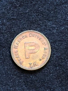 Pearl Harbor, Hawaii, Pearl Harbor Drivers' Assn. Transportation Token - Bild 1 von 2