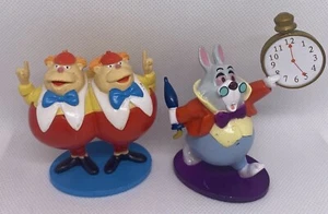 2 Toys Alice im Wunderland Actionfiguren White Rabbit & Tweedledee & Tweedledum - Bild 1 von 4
