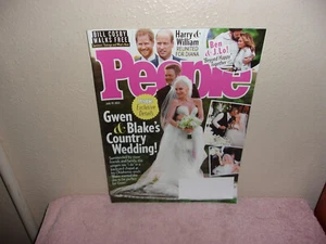 PEOPLE MAGAZINE ..GWEN & BLAKE'S COUNTRY WEDDING .....JULY 19, ,2021 - Picture 1 of 4