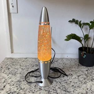 Vintage Disney Lava Lamp With Mickey Mouse Ear Floating Glitter - Picture 1 of 12