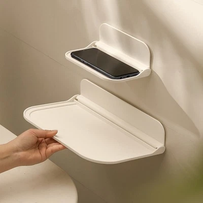 Foldable Floating Shelf Wall Mounted Shelf Wall Shelf Bathroom Shelf - image 1 of 4