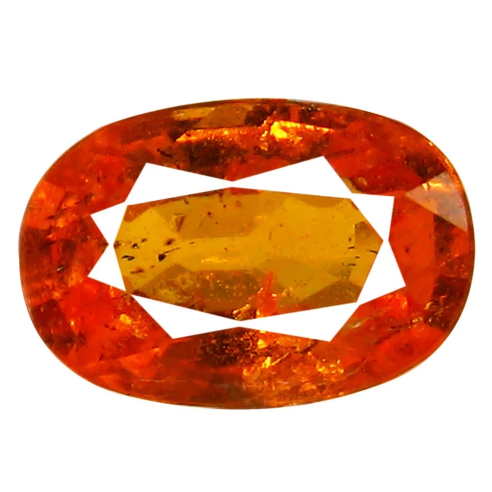 1.30 ct AAA Incomparable Oval Shape (8 x 5 mm) Fanta Orange Spessartine Gemstone - Image 1 of 1