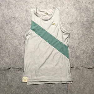 Tracksmith Van Cortlandt Singlet Damen Small grau grün Mesh Laufen Tank Top - Bild 1 von 13