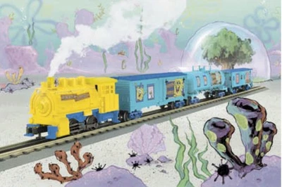 MTH 30-4118-0 Sponge Bob Bikini Bottom Express, Addon SB Oper. Signalman Boxcar - Image 1 of 4