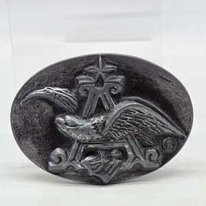 Fibbia cintura emblema Anheuser Busch Eagle vintage birra collezionisti azienda birreria - Foto 1 di 9