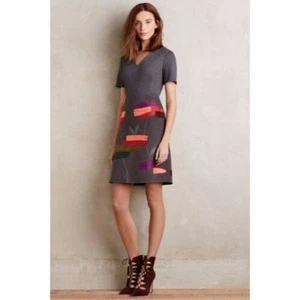 Anthrolpologie Raoul for Made in Kind SOLILOQUY Dress Women's 0 Embroidered - Picture 1 of 12