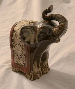 Keramik Glück Indianer Elefant  - Bild 1 von 7