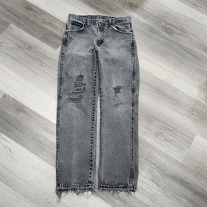 Vintage Rustler Thrashed Faded Distressed Punk Goth Grunge Skater Jeans 30x30 - Picture 1 of 9
