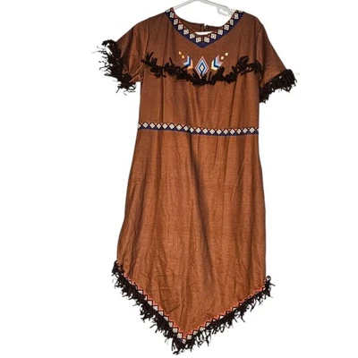 Native American Costume INdigenous American Indians dress sz 6/7 - Image 1 of 3