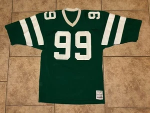 New York Jets Mark Gastineau Jersey #99 - XL Sand-Knit Vintage - Picture 1 of 10