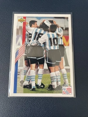 1994 Upper Deck World Cup Checklist Diego Maradona #277 Argentina - Image 1 of 2
