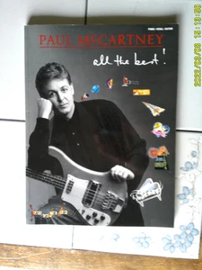 PAUL McCARTNEY all the best! Songbook piano / vocal guitar chords 128 pages New - Picture 1 of 1
