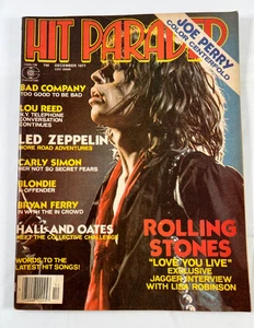 Hit Parader Magazine December 1977 70's Rock and Roll, Rolling Stones and more - Picture 1 of 8