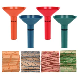 Set 4 tubi selezionatore monete con avvolgitori monete assortiti 100 pezzi per quarto,5563 - Foto 1 di 6