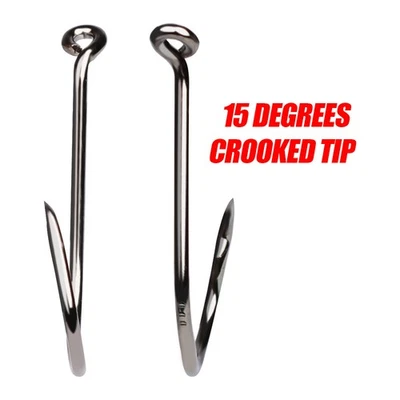 100pcs Fishing Hooks Baits High Carbon Steel Hooks Fishing Jig Hooks 1#-8/0# - Image 1 of 4