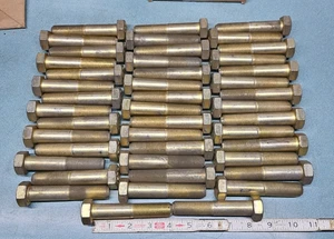 3/4 Zoll - 16 x 4 Zoll Sechskantschraube Klasse 8 gelb Zink 44 Stück - Bild 1 von 2