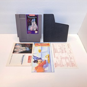 Adventures in the Magic Kingdom (Nintendo NES) Game, Manual & Inserts TESTED