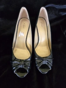 Black Fioni Heels Size 8 1/2 - Picture 1 of 5